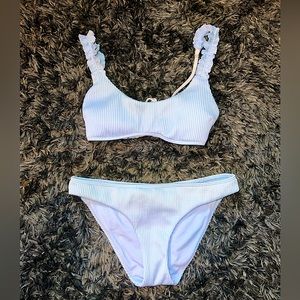 Baby Blue bikini from Hollister.  Comes with both bottoms and top.